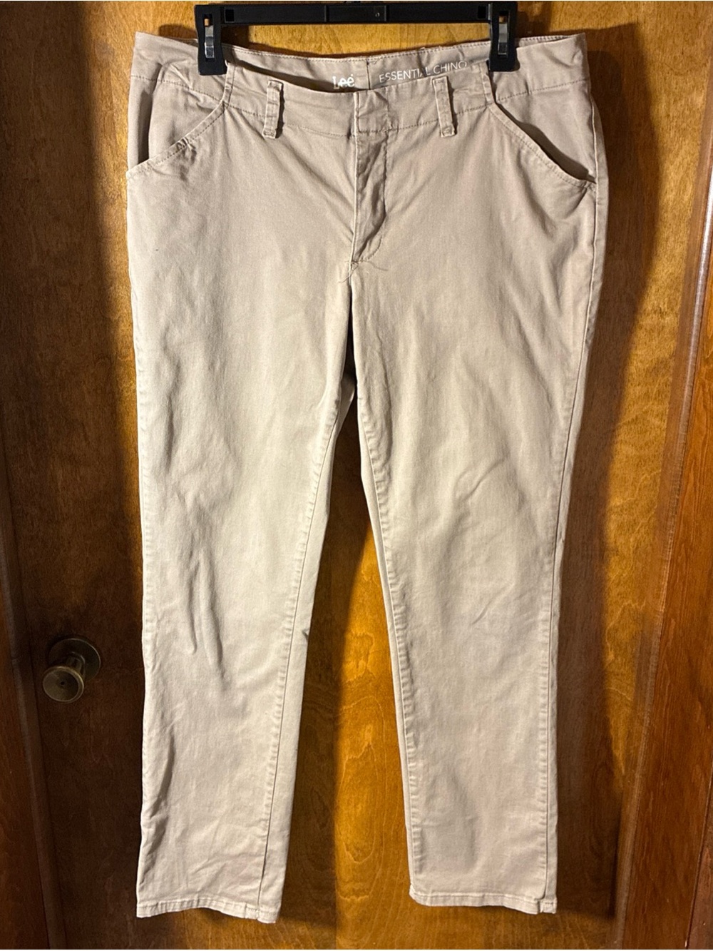 Lee Essential Chino Sz12Med Classic Khaki Preppy Casual